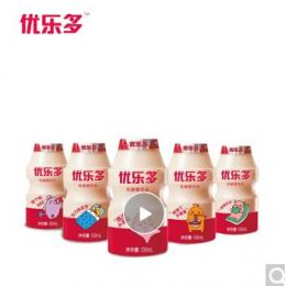 优乐多 乳酸菌 酸奶饮料 牛奶 发酵 益生菌年货礼盒 100ml*20瓶